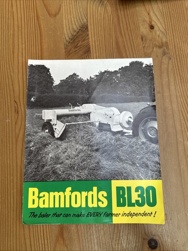 Bamfords bl30 baler brochure - bamfords,