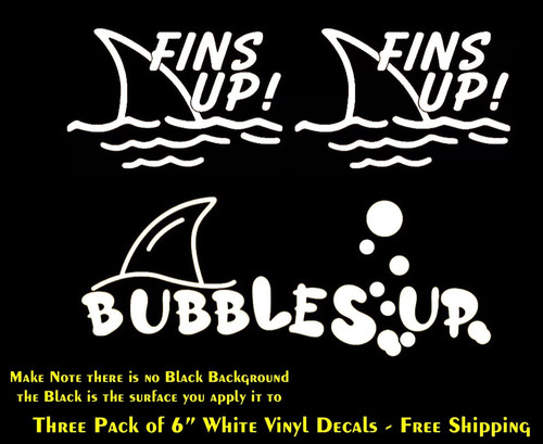 Fins bubbles up 3 - fins,