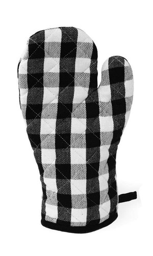 Oven mitt black - oven, and