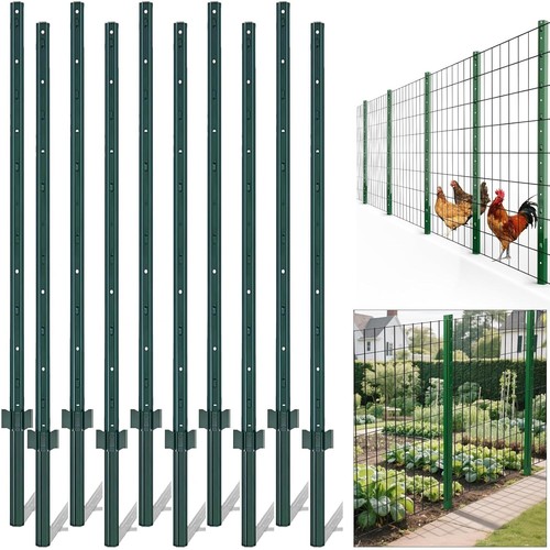 Fence posts 8ft - 4.8ft, metal