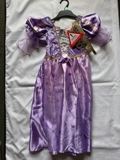NWT Disney Rapunzel Dress & Tiara/Crown Size 3-4  Princess Fancy Dress Costume