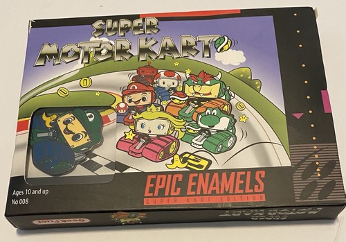 Super motor kart epic enamels - super,