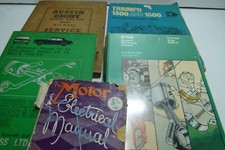 AUSTIN EIGHT SERVICE MANUAL, MOTOR ELECTRICAL MANUAL, STAG, TRIUMPH, FORD ZEPHYR