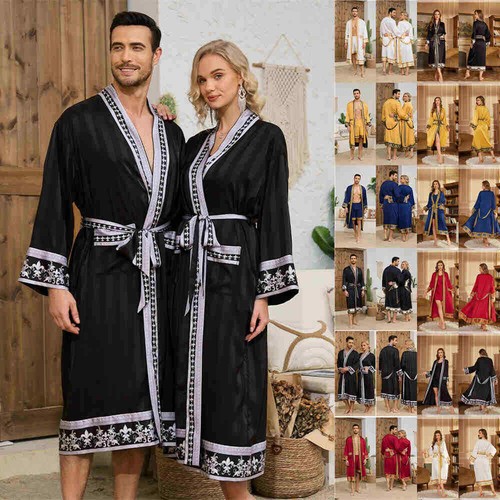 Men satin silk couple - men,