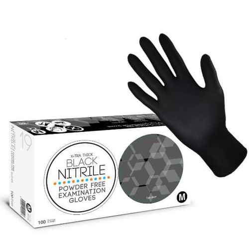 Asap extra thick black nitrile - extra,