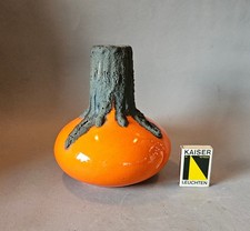 vintage fat lava pottery vase ROTH WGP fatlava 60s 70s orange 70s