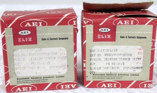 Two aei clix b8f valve - clix,