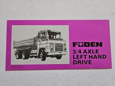 FODEN 3/4 AXLE LEFT HAND DRIVE