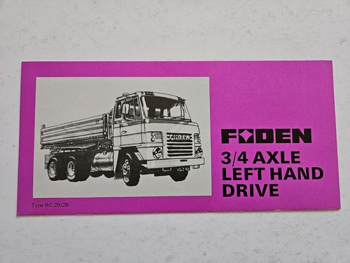 Foden axle left - left, hand