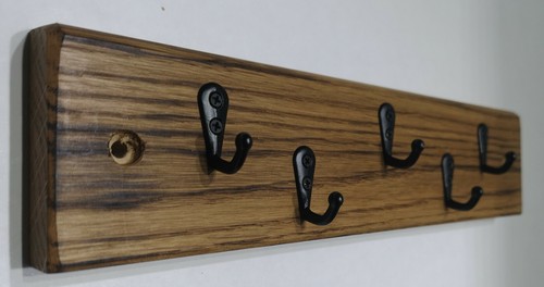 Solid oak key rack - solid,