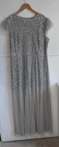 Coast silver tulle - silver, sequin