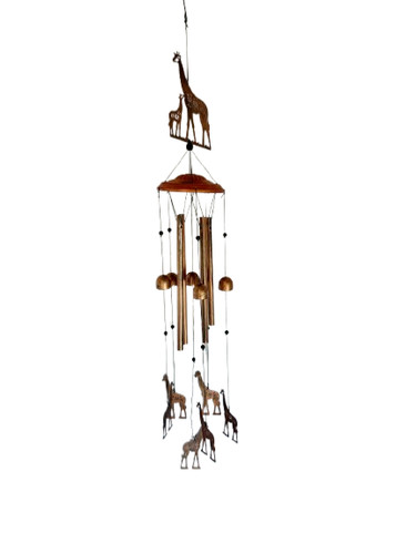 Etzen giraffe wind chimes - giraffe,