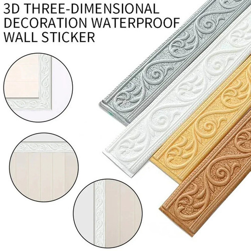 Self adhesive wall trim - adhesive, line