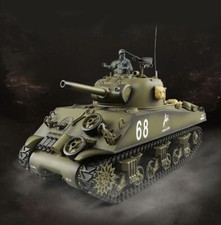 Heng Long 2.4G M4A3 Sherman RC Radio Control BB Tank + Smoke 1/16 Scale ORIGINAL
