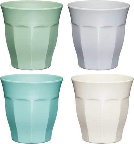 Melamine plastic cups set of - plastic, cups,