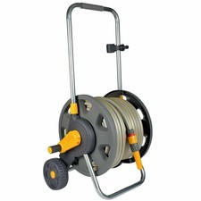 Hozelock 60m Assembled Hose Cart with 30m Hose and Fittings Wheeled Reel