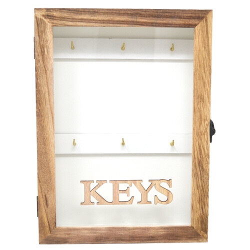 New key cabinet storage - cabinet, wooden