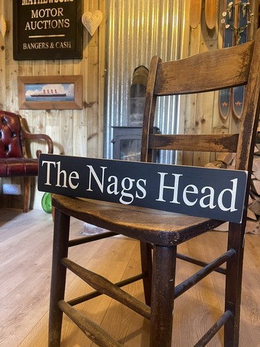 The nags head sign - nags, pub