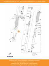 YAMAHA Front Fork Assy (r.h)