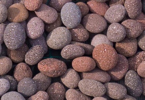 Decorative red lava - red, stones