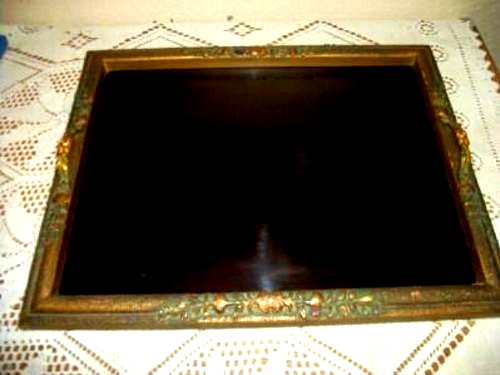 Cottagecore 1920s barbola tray - cottagecore,
