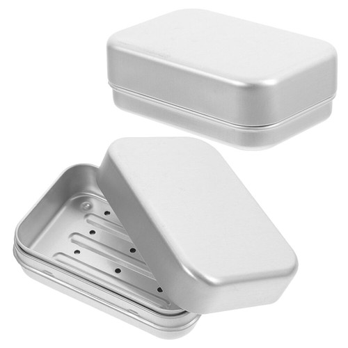 Pcs aluminum soap tin box - 2,