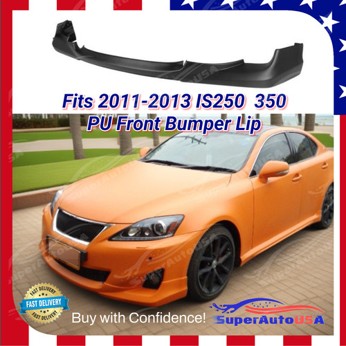 Black front lip lower - black, pu