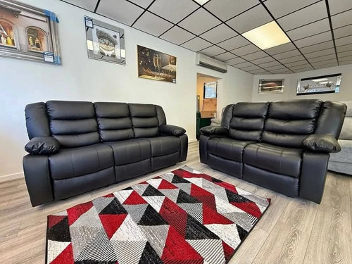 Roma leather recliner - recliner, sofa