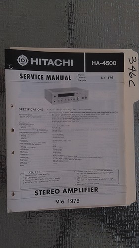 Hitachi 4500 service manual - service,