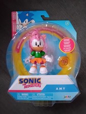 SONIC THE HEDGEHOG Classic Amy With Super Ring 4" Figure Jakks Pacific (New)