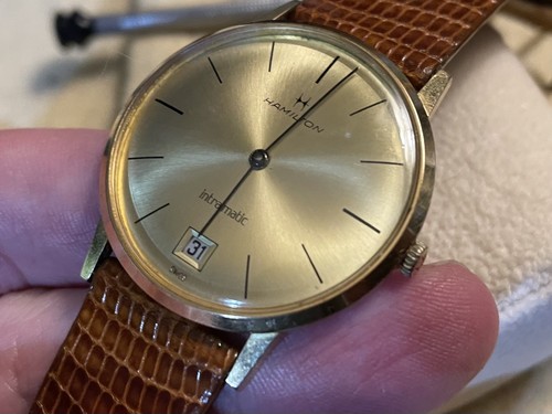 Vintage hamilton intra matic - hamilton, intra-matic
