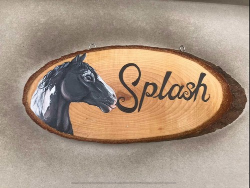 Hand painted horse pony - hand,