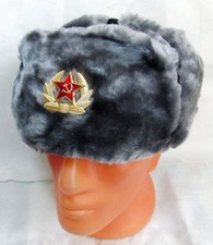 Russian Hat Ushanka Faux Fur