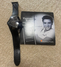 Hamilton Ventura Elvis 75Th Anniversary Model Watch Men's Quartz CD included