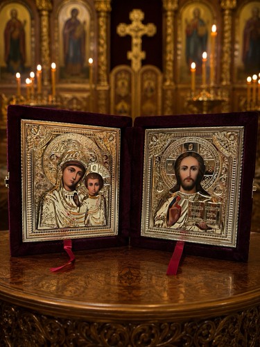 Orthodox wedding icon set - orthodox,