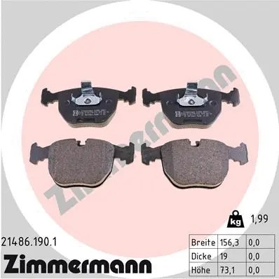 Front brake pad - brake, disc