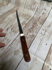 VINTAGE Letter Opener Blade Teak Handle Steel German Letter Cutter 10” MAUL