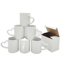 AAA Sublimation 6 Mugs White