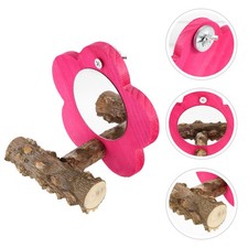 Acrylic Parrot Mirror Small Birds Stand Mirror Parrot Cockatiels Cage Mirror