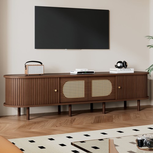 Oval unit rattan - tv,