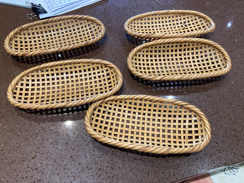 Vintage bread baskets small - baskets,