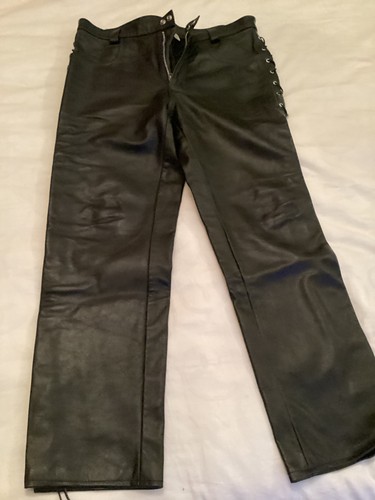 Genuine real leather mens lace - real,
