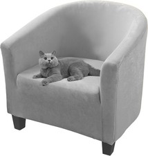 Soft Velvet Tub Chair Cover