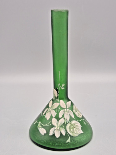 Antique frosted green - green, glass
