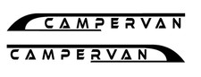 2 X Camper Decals  Stickers