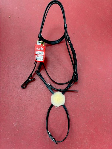 Leather grackle bridle full - leather,