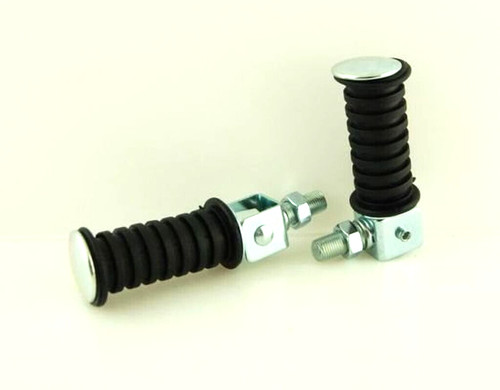Pair pillion footrest footpegs