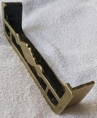 Vintage brass fireplace - brass,