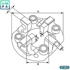 HOLDER CARBON BRUSHES F 032