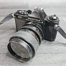 Pentax MV 35mm SLR Film Camera + Miranda Macro 35-70mm Lens